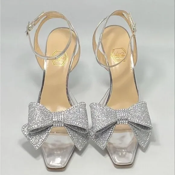 Nalebe Stories Through Seasons Diamante Bow Pumps size 38.5